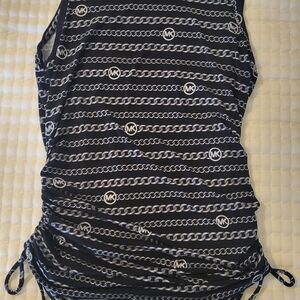 Michael Kors Black and White Tank Top